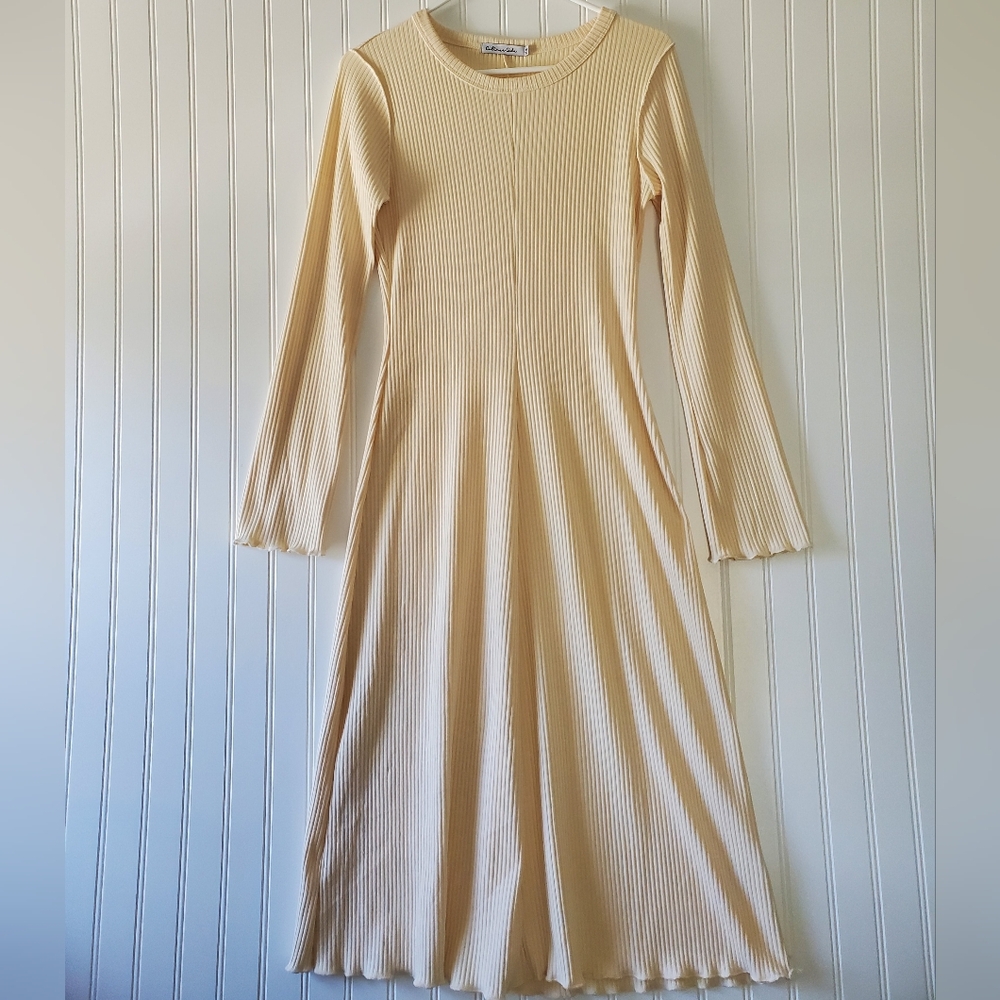 Culture Code Ribbed Dress Women's Sz M